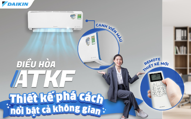 Máy lạnh DAIKIN Inverter 1.5 HP ATKF35XVMV