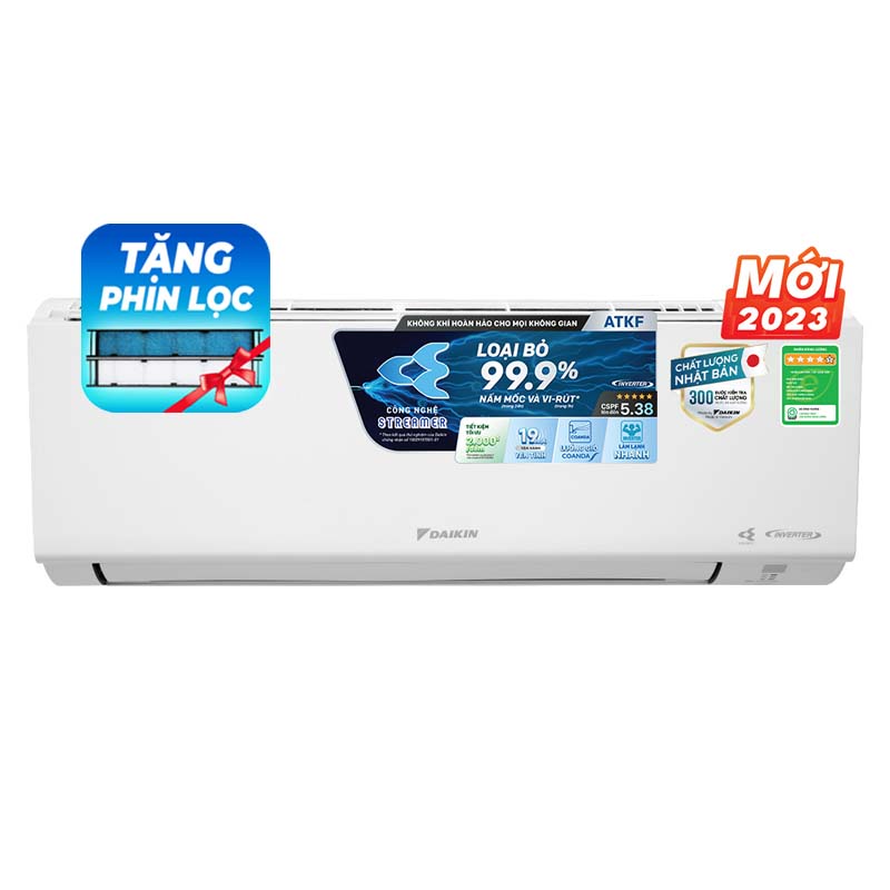 Máy lạnh DAIKIN Inverter 1.5 HP ATKF35XVMV