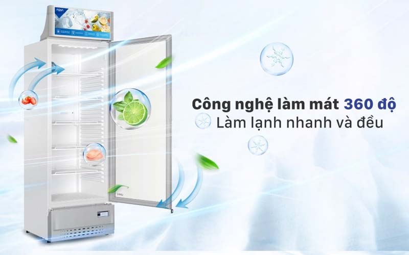 Tủ mát AQUA 340 Lít AQS-AF440S