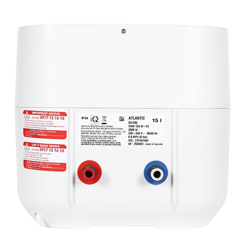 Bình nước nóng ATLANTIC SWH 15A M-N1 NANTO LITE 821495