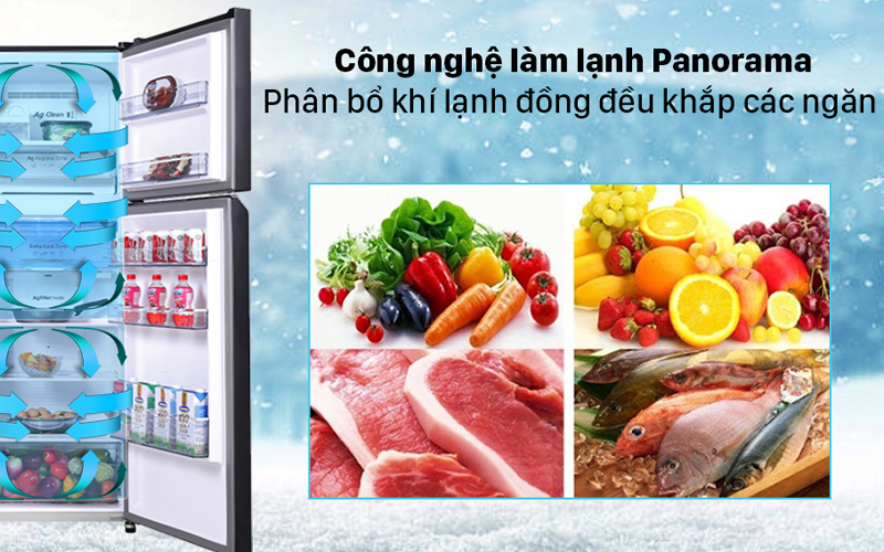 Tủ lạnh PANASONIC Inverter 366 lít NR-TL381VGMV