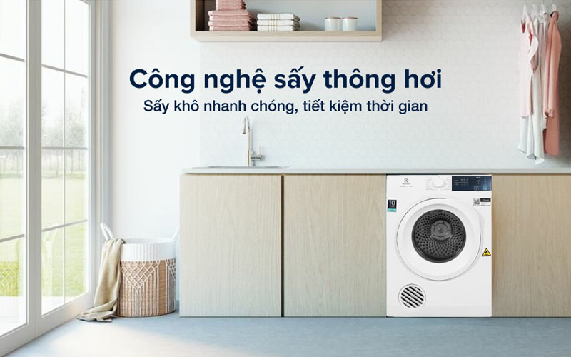 Máy sấy thông hơi ELECTROLUX EDV854J3WB