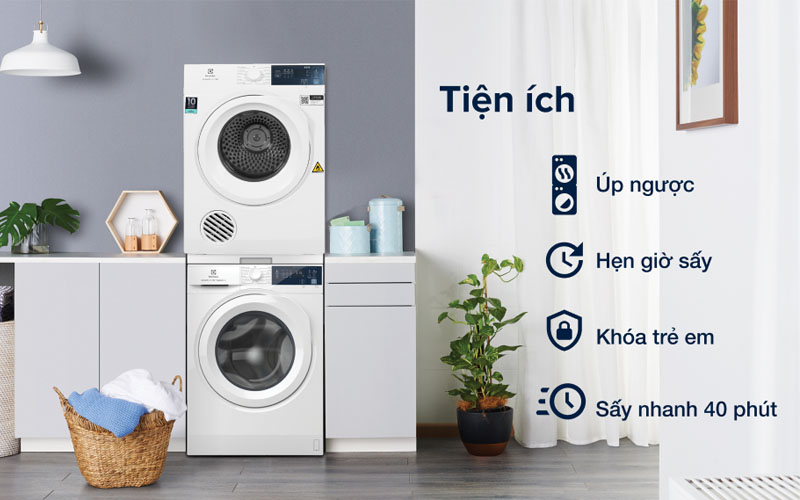 Máy sấy thông hơi ELECTROLUX EDV854J3WB