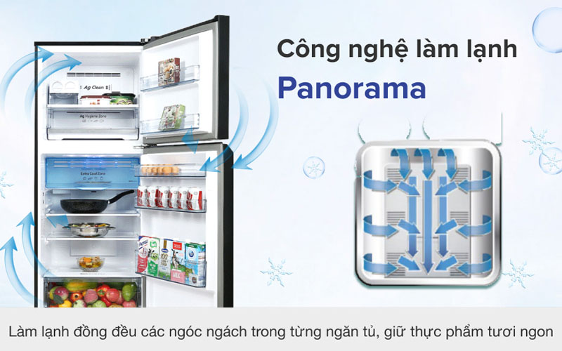 Tủ lạnh PANASONIC Inverter 326 lít NR-TL351VGMV