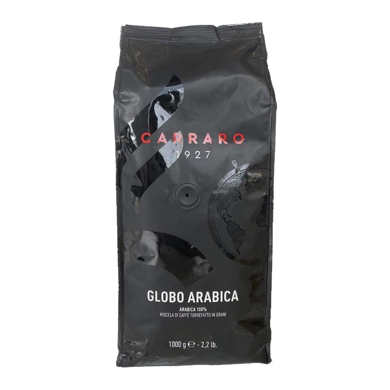 Cà phê CARRARO GLOBO ARABICA hạt 1000G