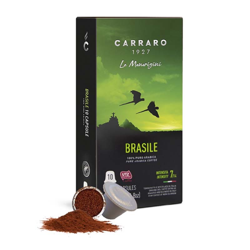 Cà phê CAPSULE CARRARO SINGLE ORIGIN BRASILE