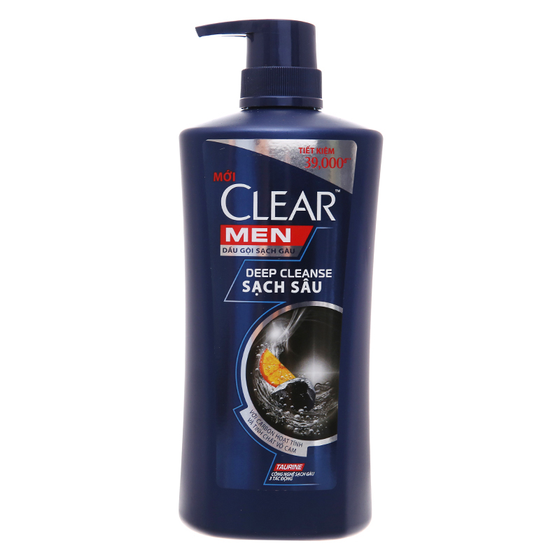 Dầu gội CLEAR MEN 630G (Mềm-sạch sâu)