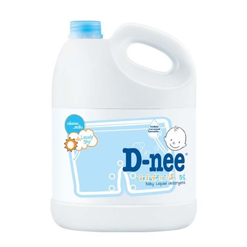 Nước giặt quần áo em bé D-NEE XANH 3L