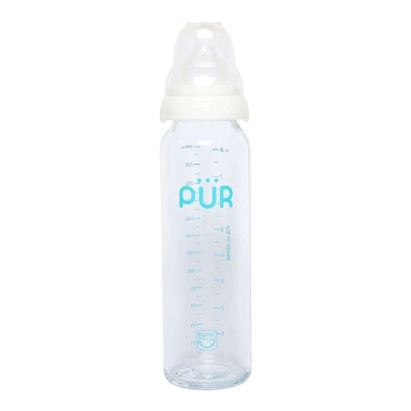 Bình sữa thủy tinh PUR 240ML