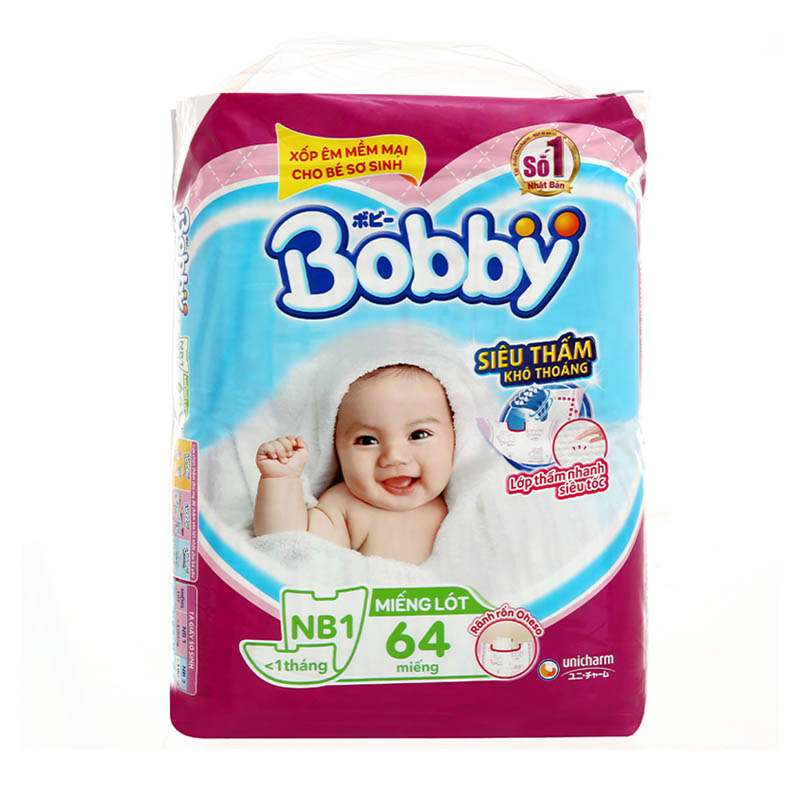 Tã trẻ em BOBBY miếng lót NEWBORN 1 64