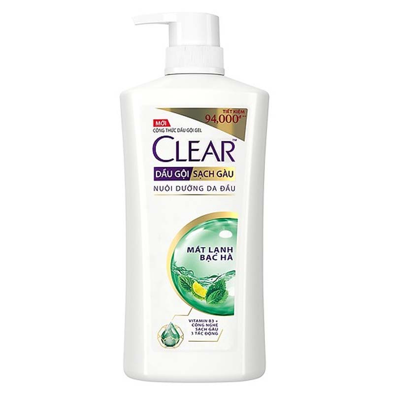 CLEAR dầu gội mát lạnh bạc hà 630G