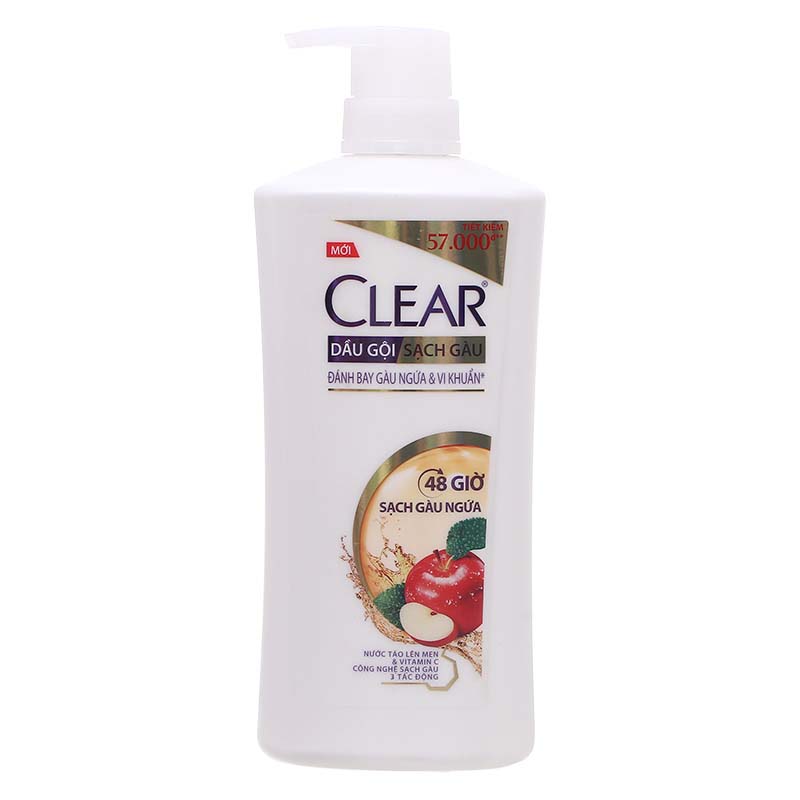 CLEAR Dầu gội 48 giờ sạch gàu ngứa 630G