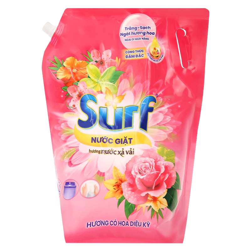 SURF Nước giặt hương cỏ hoa diệu kì 3.3KG