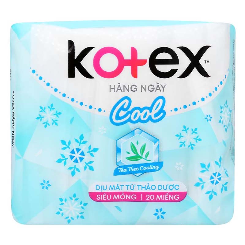 Băng vệ sinh KOTEX hàng ngày MAXCOOL 20X48