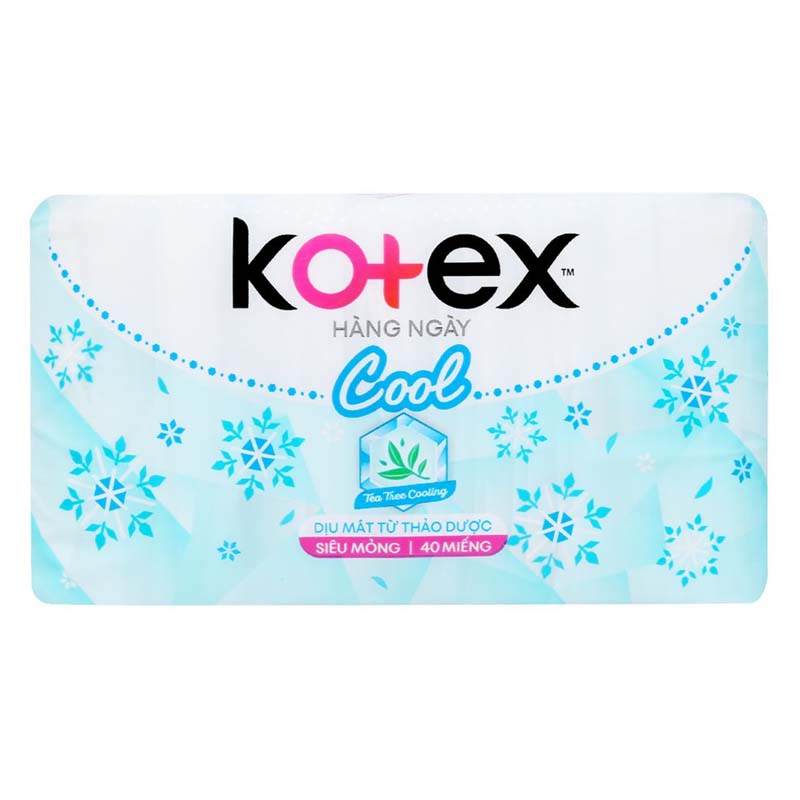 Băng vệ sinh KOTEX hàng ngày MAXCOOL 40X24