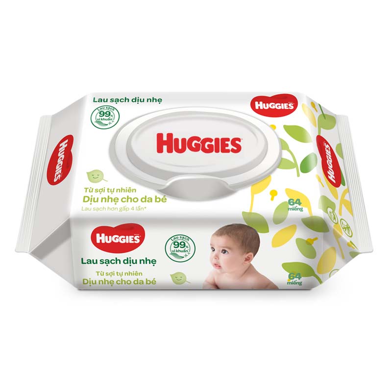 Khăn ướt em bé GOLD HUGGIES 64 MIENG