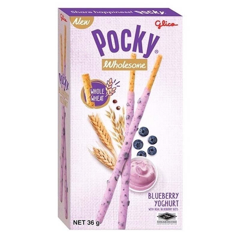 Bánh que POCKY ngon khỏe đẹp vị sữa chua việt quất 36GX60