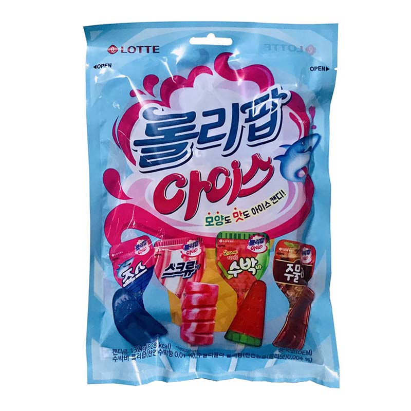 Kẹo mút LOLLIPOP ICE hiệu LOTTE 132G