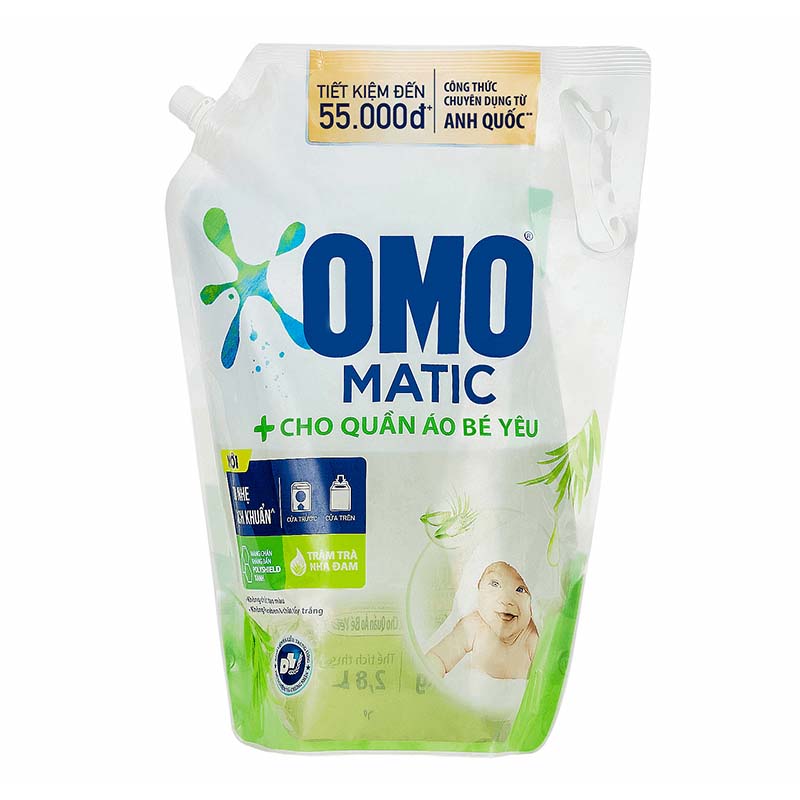 Nước giặt OMO 2.8KG (Cho quần áo bé yêu - túi)