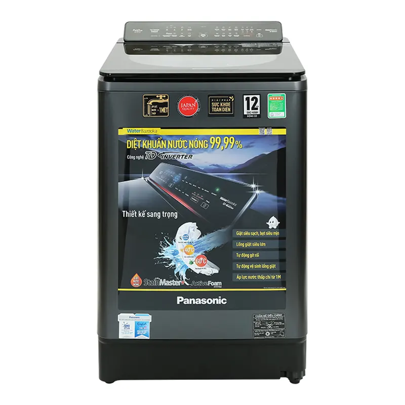 Máy giặt PANASONIC Inverter 14kg NA-FD14V1BRV