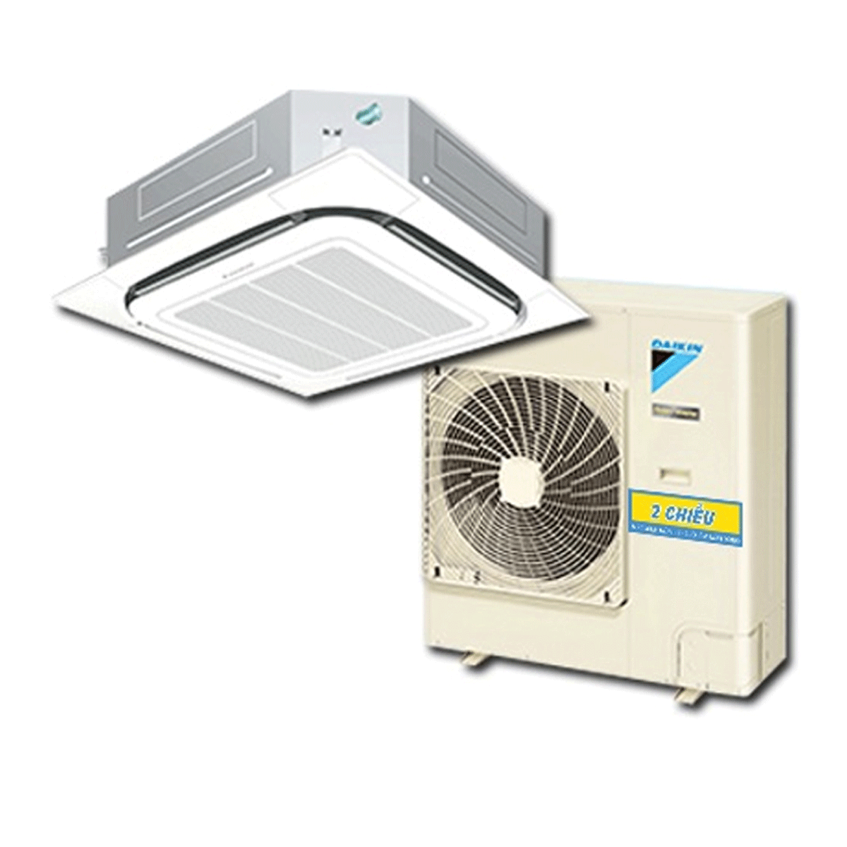 Máy Lạnh Âm Trần DAIKIN 5.0 Hp FCF125CVM/RZF125CYM+BRC1E63+BYCQ125EAF