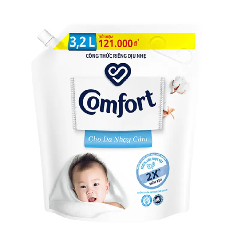 Nước xả COMFORT cho da nhạy cảm 3.2L