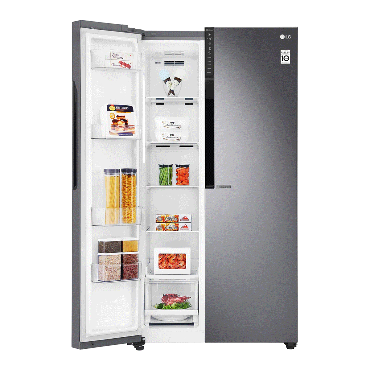 Tủ Lạnh LG Inverter 613 Lít GR-B247JDS