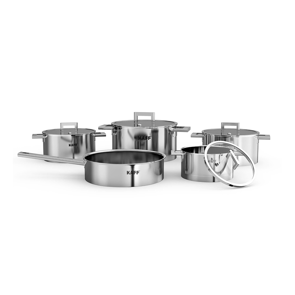 BỘ NỒI INOX 5 MÓN KAFF KF-DIAMON09304 LUXURY
