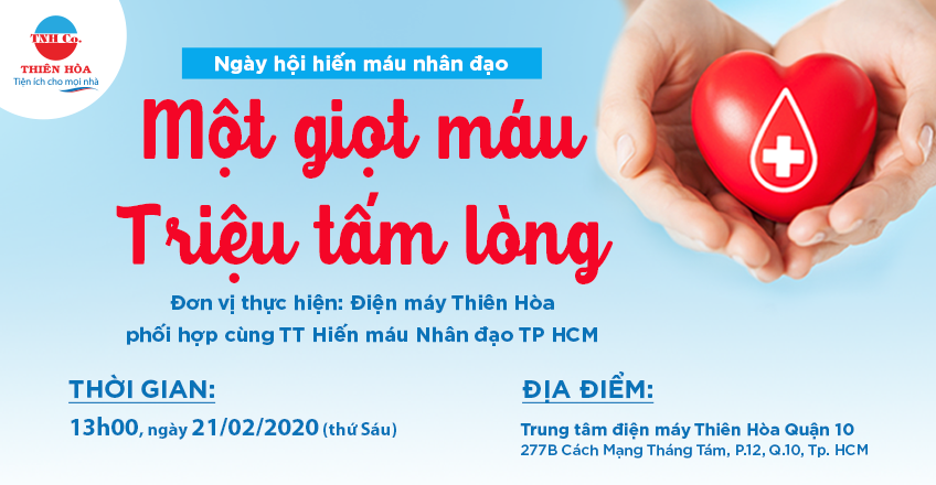 Điện máy Thiên Nam Hòa tổ chức ngày hội hiến máu tình nguyện trong tâm điểm phòng chống dịch COVID-19