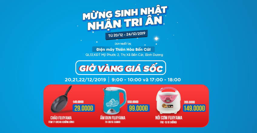 SINH NHẬT THIÊN NAM HÒA BẾN CÁT - NHẬN QUÀ CỰC KHỦNG