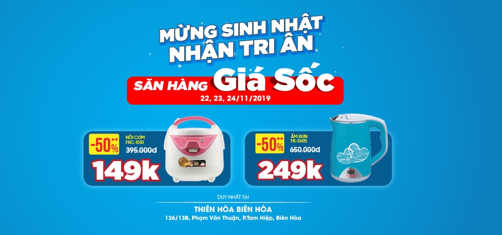 Thiên Nam Hòa Phạm Văn Thuận - Biên Hòa giảm lớn mừng tuổi mới