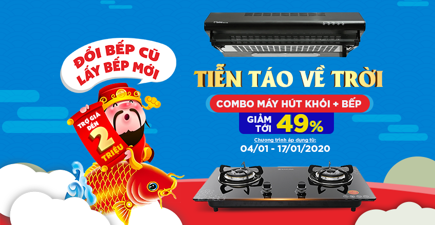 CÙNG THIÊN NAM HÒA TIỄN TÁO VỀ TRỜI  - ĐỔI BẾP CŨ LẤY BẾP MỚI TRỢ GIÁ LÊN ĐẾN 2 TRIỆU ĐỒNG