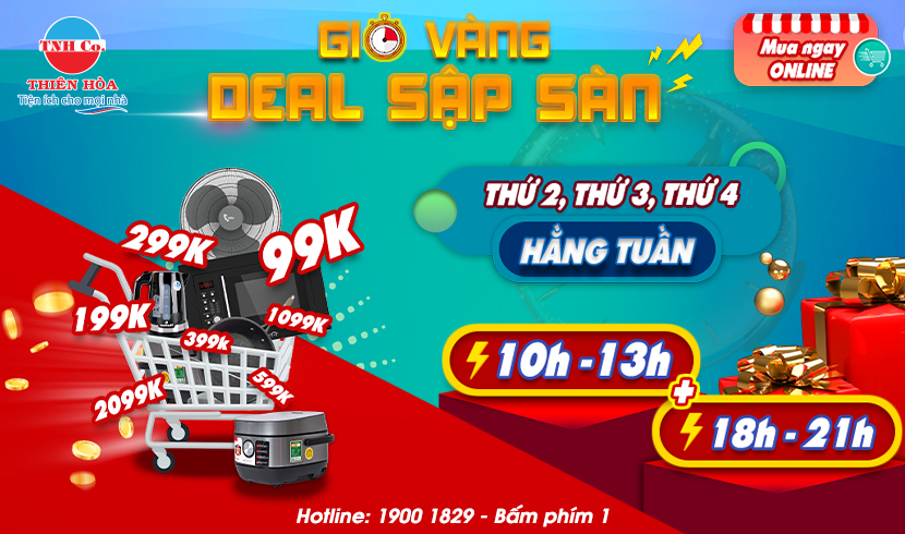 Giờ vàng deal sập sàn