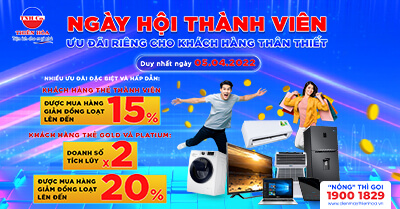 DUY NHẤT TRONG THÁNG - NGÀY HỘI THÀNH VIÊN