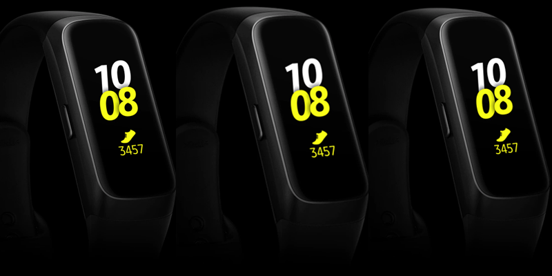 Đồng Hồ Thông Minh Samsung SM-R370NZKAXXV (GEAR FIT)-Đen