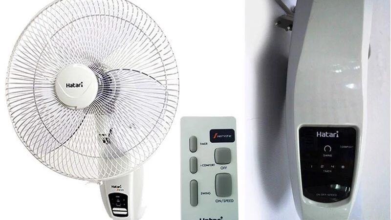 Quạt treo tường điều khiển từ xa