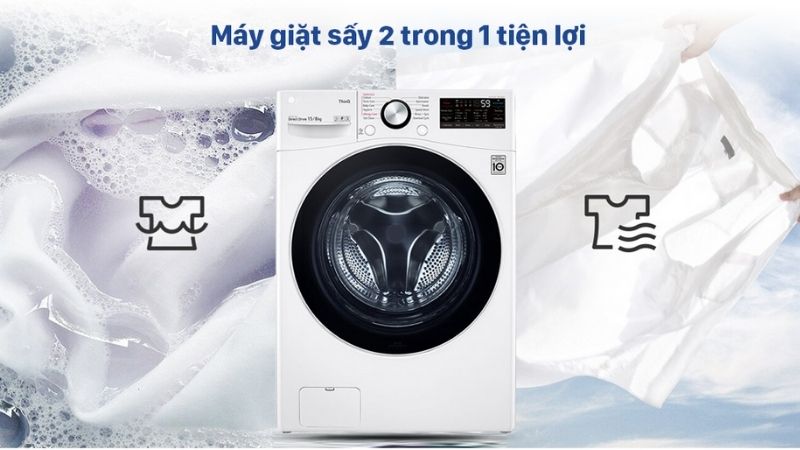 Ưu điểm vượt trội ở máy giặt LG