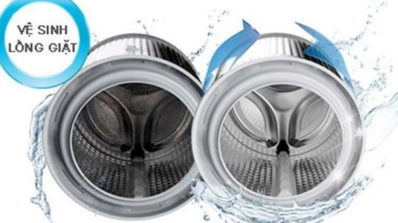 Vệ sinh lồng giặt samsung