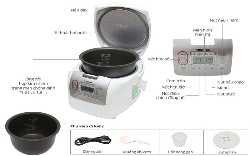 cách vệ sinh nồi cơm điện