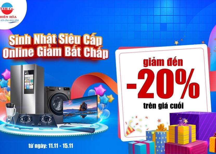 SALE KHỦNG NHẤT NĂM - Giảm thêm 10% trên giá cuối - Siêu Thị Điện Máy Thiên Nam Hòa