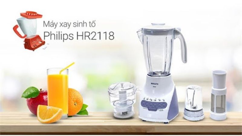 Cách làm sinh tố detox thanh lọc cơ thể với máy xay sinh tố Philips HR3760/01