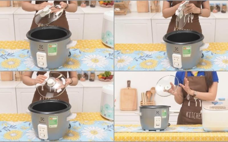 cách vệ sinh nồi cơm điện