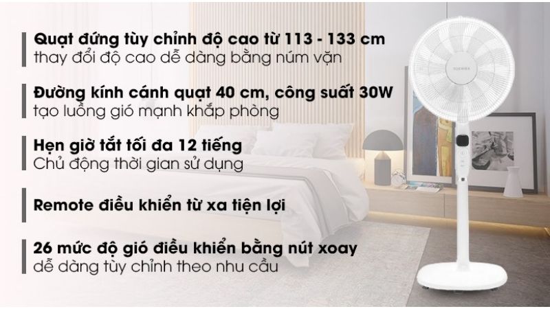 Quạt điện Toshiba
