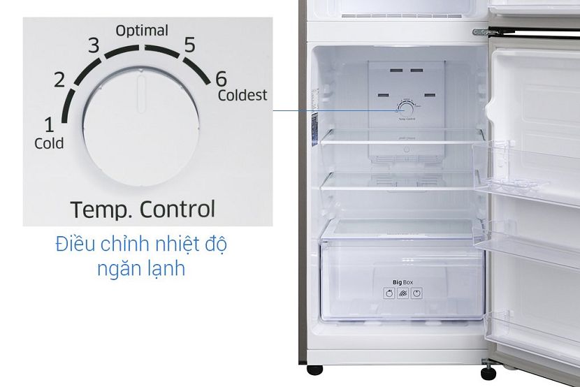 cách chỉnh tủ lạnh aqua