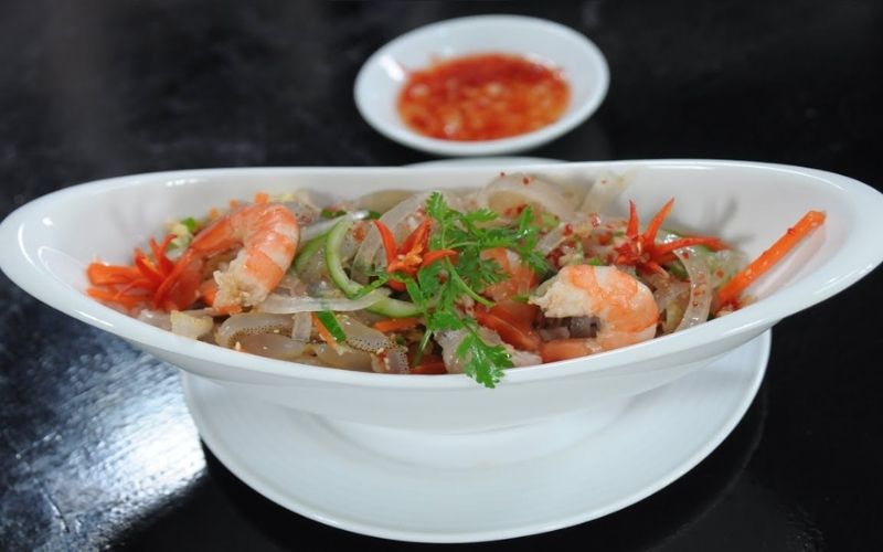 Gỏi sứa tôm thịt ngon