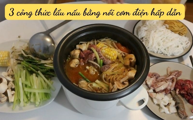 3 công thức lẩu nấu bằng nồi cơm điện thơm ngon, bổ dưỡng - mới nhất 2022