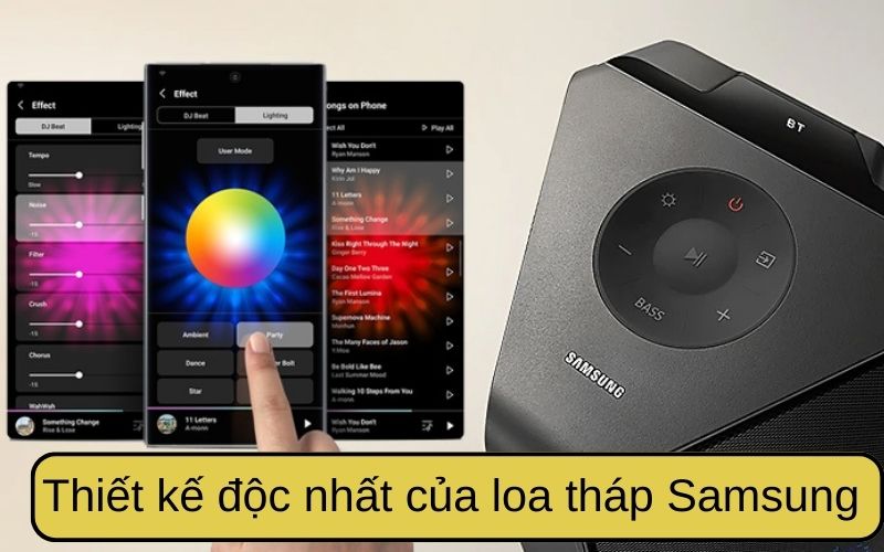 Thiết kế độc nhất của loa tháp Samsung- Siêu Thị Điện Máy Thiên Nam Hòa