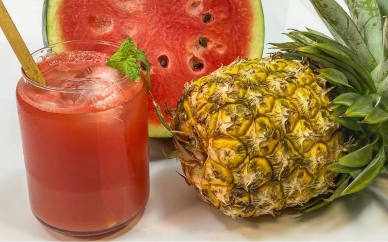 nước ép dưa hấu mix dứa