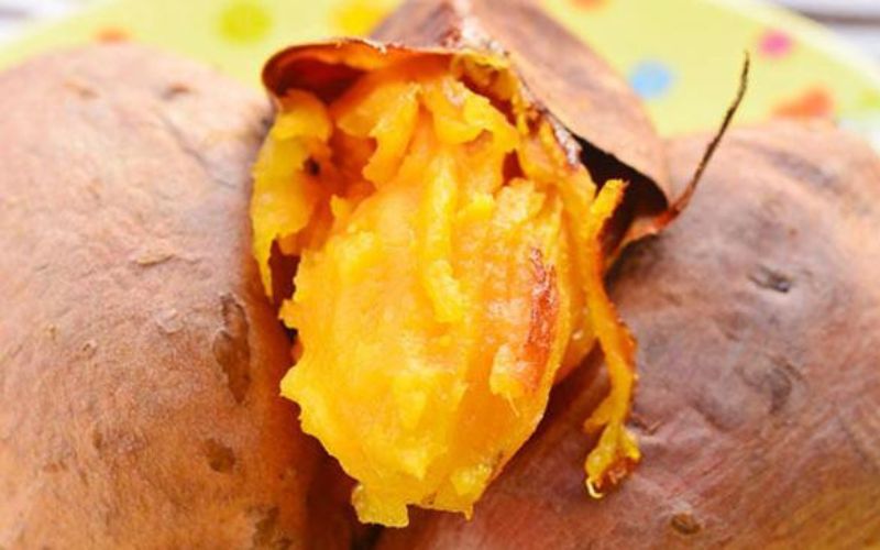 Cách làm khoai lang nướng bằng nồi chiên không dầu