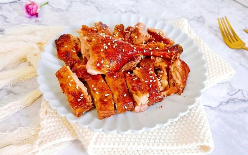 vịt nướng muối ớt thơm ngon
